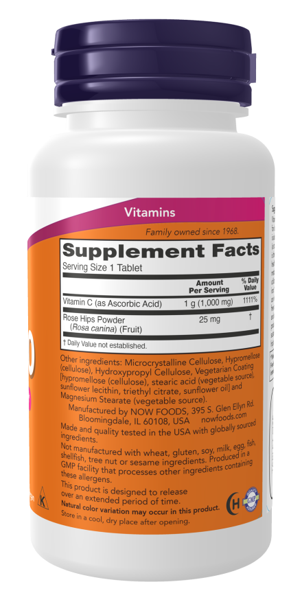 NOW Foods C-1000 sustained release vitamin C supplement
