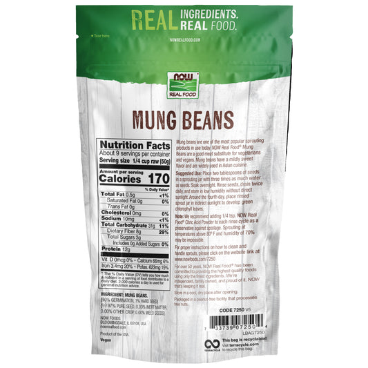 mung beans for cooking and sprouting