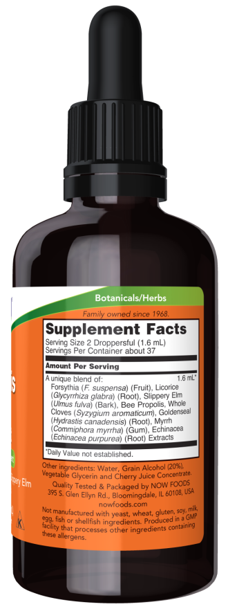 NOW Propolis Plus Extract Herbal Supplement 2 fl oz
