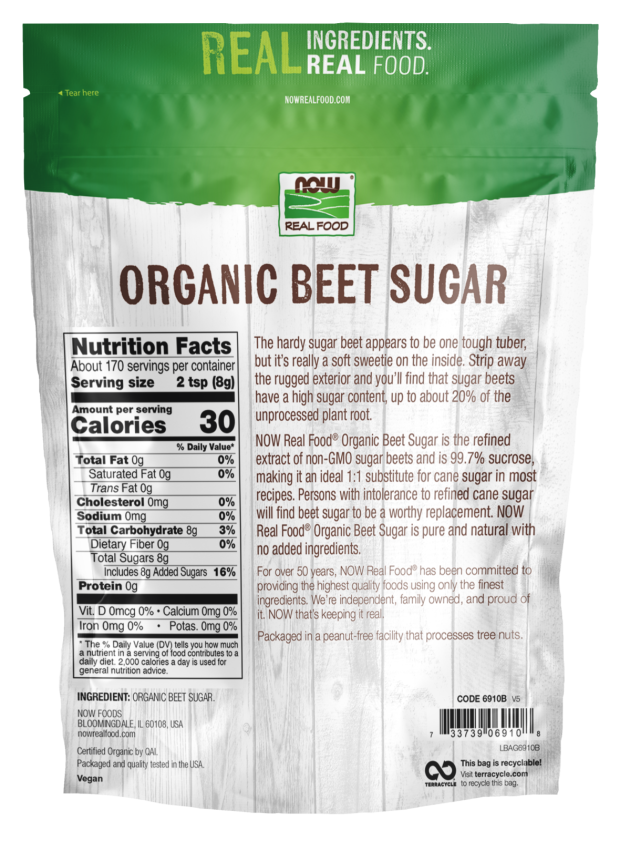 Organic Beet Sugar – 3 lb 1:1 Cane Sugar Substitute