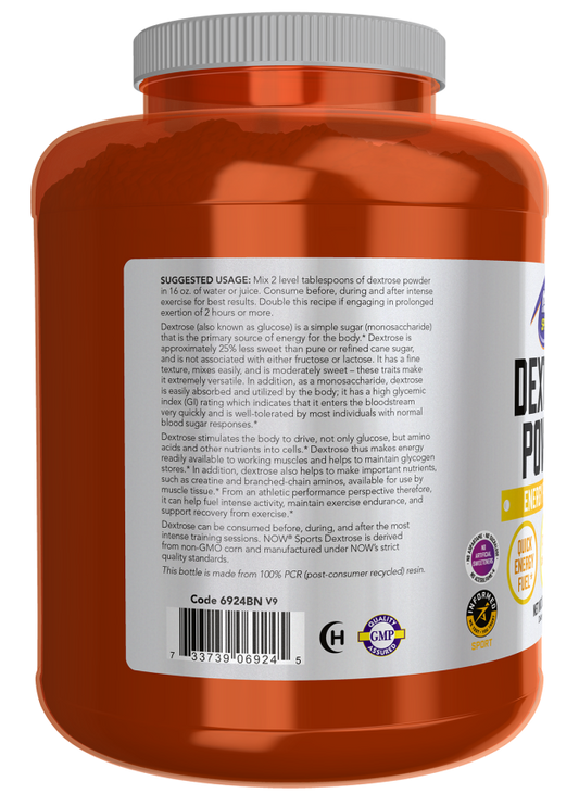 Dextrose Powder | NOW Sports Energy Fuel 10 lbs