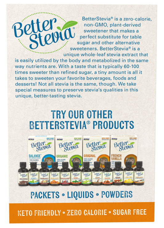 NOW BetterStevia 100 Ct