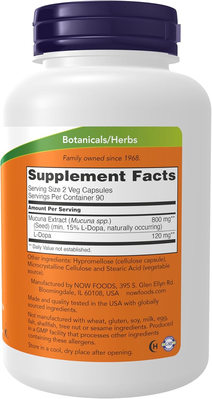 Standardized Mucuna Capsules