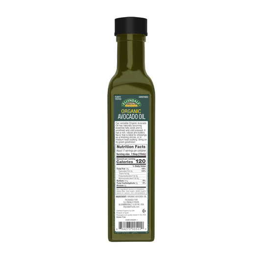 EllynDale, Avocado Cooking Oil, Organic in Glass Bottle