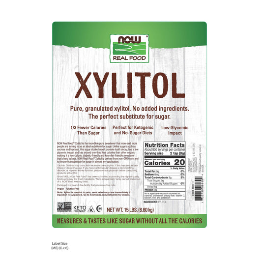 Xylitol sweetener with no added ingredients