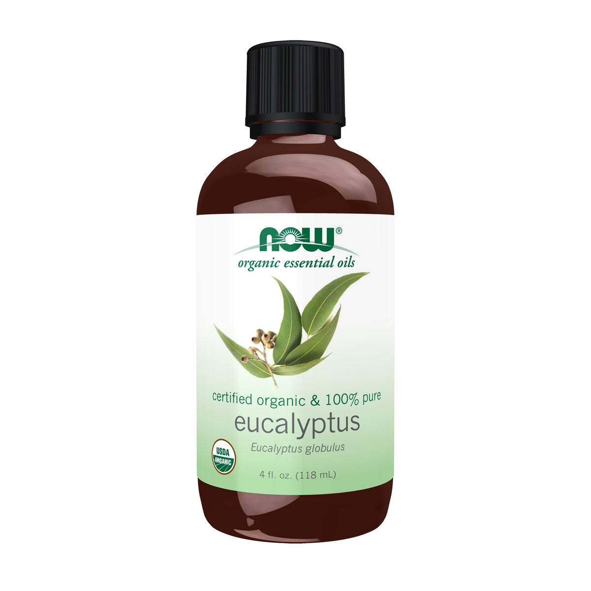 Eucalyptus Globulus Oil, Organic - 4 fl. oz.