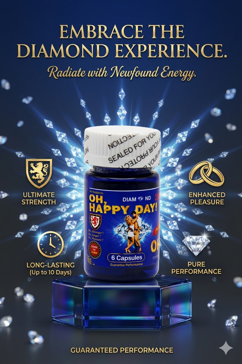Oh Happy Day 25000 Herbal Dietary Supplement 6 Capsules
