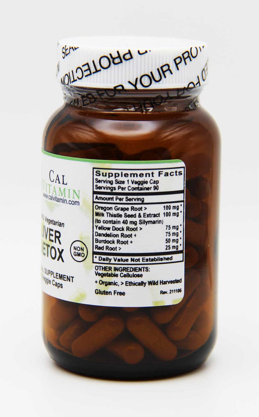 CalVitamin Liver Detox 90 Veggie Caps
