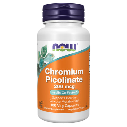 Chromium Picolinate 200 mcg - 100 Veg Capsules