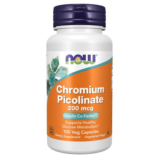 Chromium Picolinate 200 mcg - 100 Veg Capsules