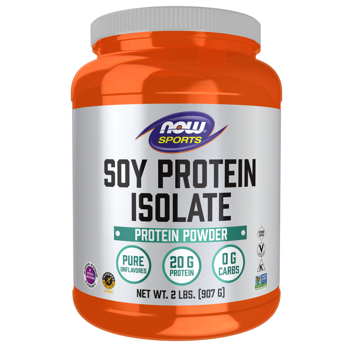Soy Protein Isolate, Unflavored Powder - 2 lbs.