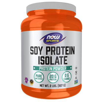 Soy Protein Isolate, Unflavored Powder - 2 lbs.