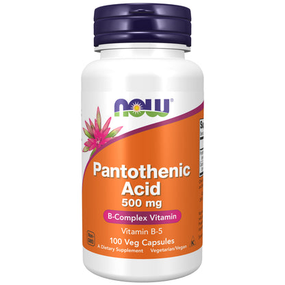 Pantothenic Acid 500 mg - 100 Veg Capsules