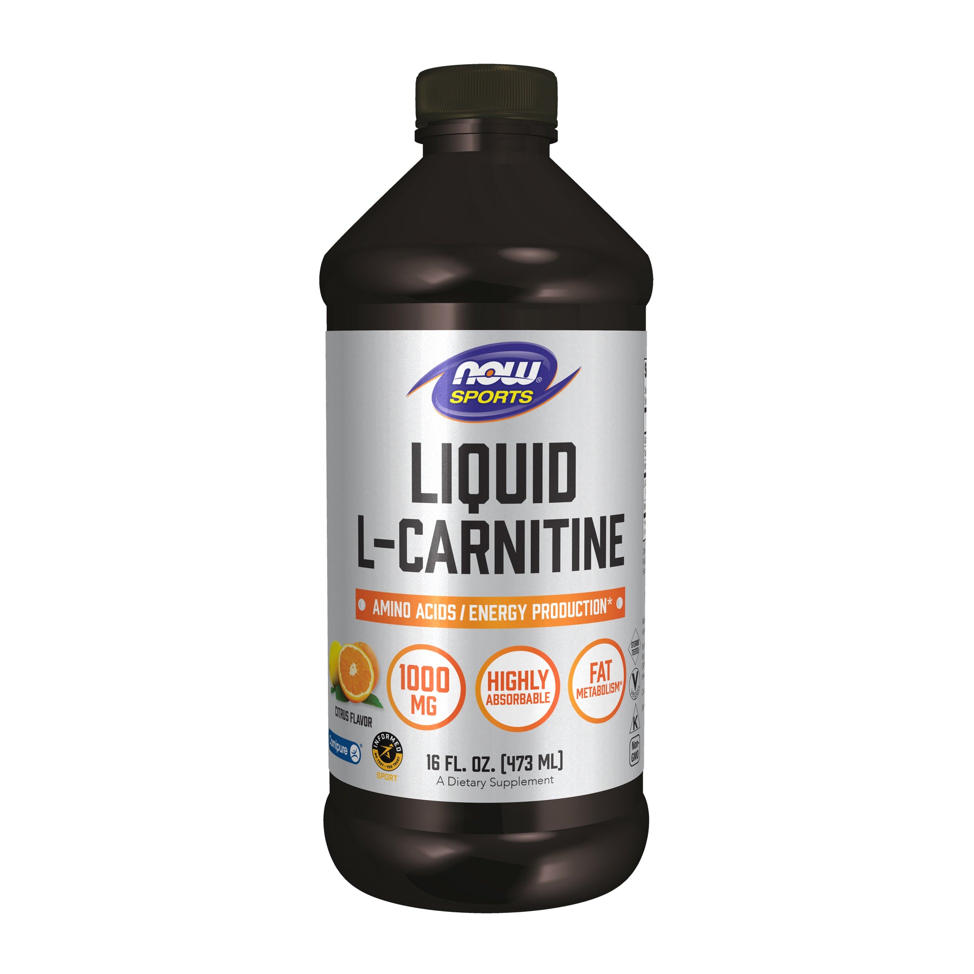 L-Carnitine Liquid 1000 mg, Citrus - 16 fl. oz.