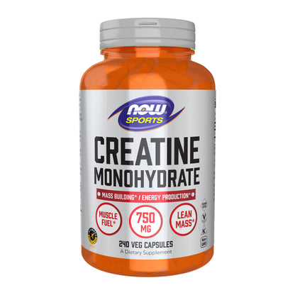 Creatine Monohydrate 750 mg - 240 Veg Capsules