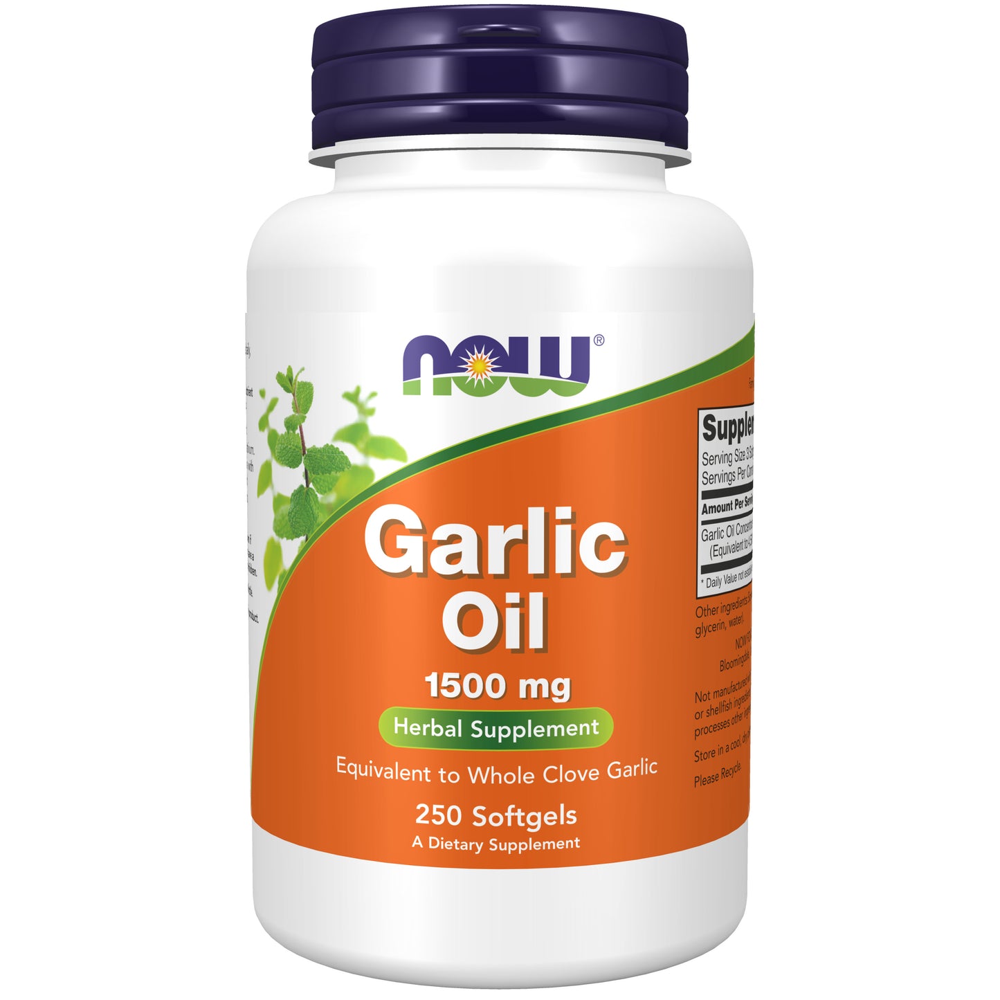 Garlic Oil 1500 mg - 250 Softgels