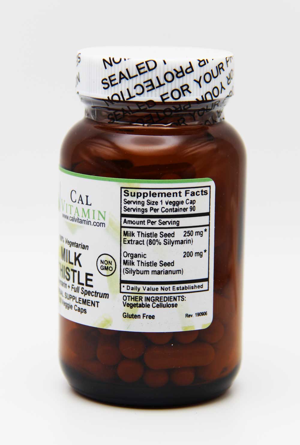 CalVitamin 100% Vegetarian Milk Thistle 90 Veggie Caps