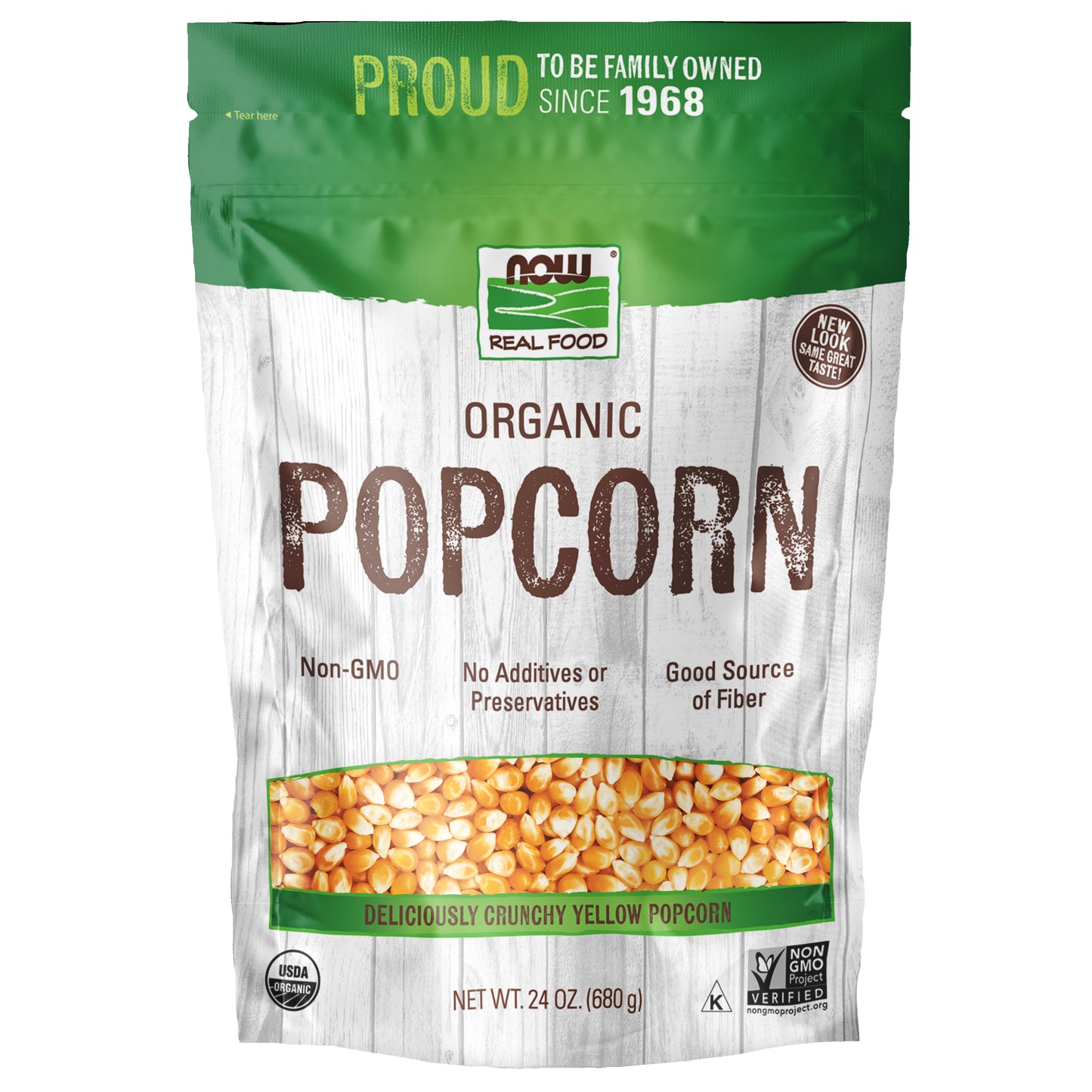 Popcorn, Organic - 24 oz.