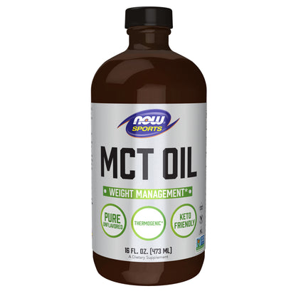 MCT Oil Liquid in Glass Bottle - 16 fl. oz.