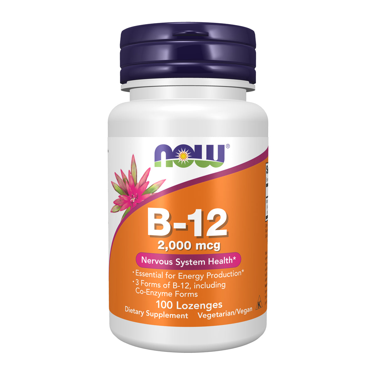 Vitamin B-12 2,000 mcg - 100 Lozenges