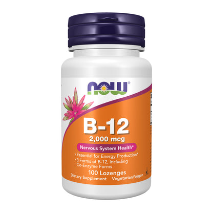 Vitamin B-12 2,000 mcg - 100 Lozenges