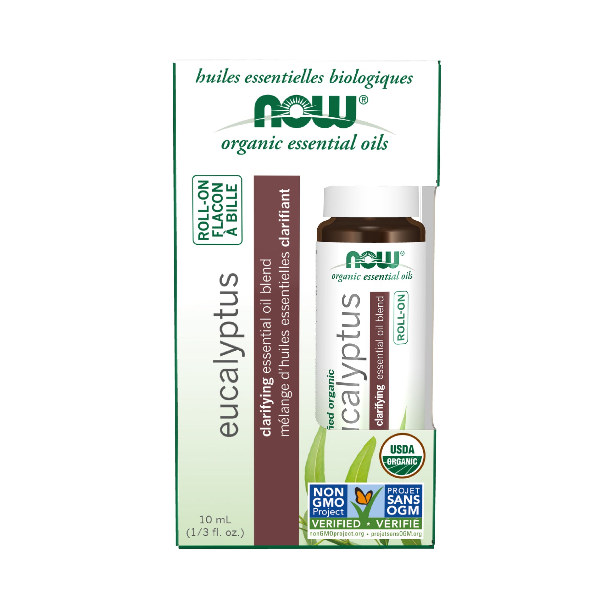 Eucalyptus Essential Oil Blend, Organic Roll-On - 10 mL