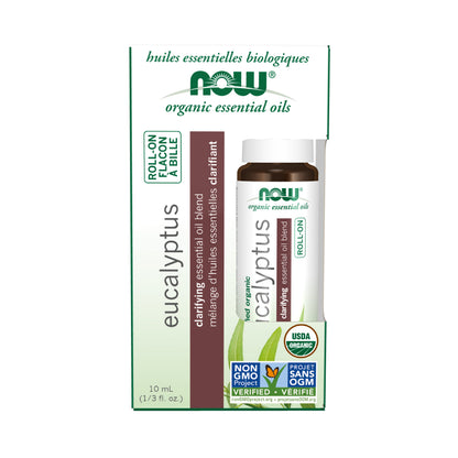 Eucalyptus Essential Oil Blend, Organic Roll-On - 10 mL