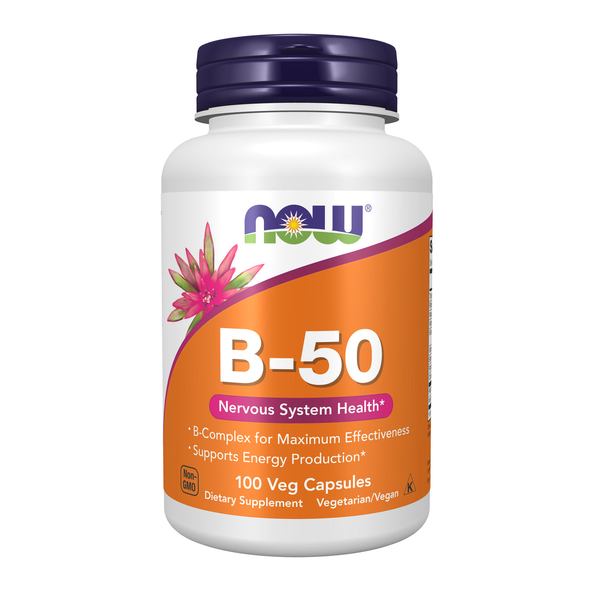 Vitamin B-50 mg - 100 Veg Capsules