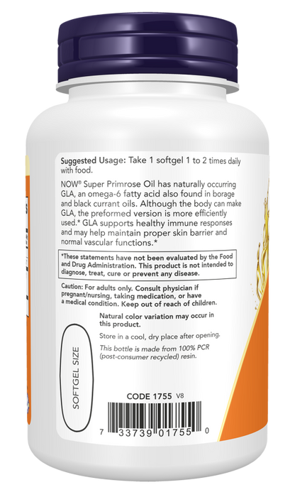 NOW Foods Super Primrose softgels for women’s health support