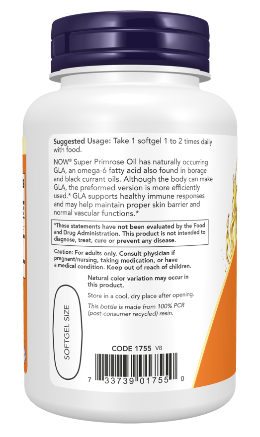 NOW Foods Super Primrose softgels for women’s health support