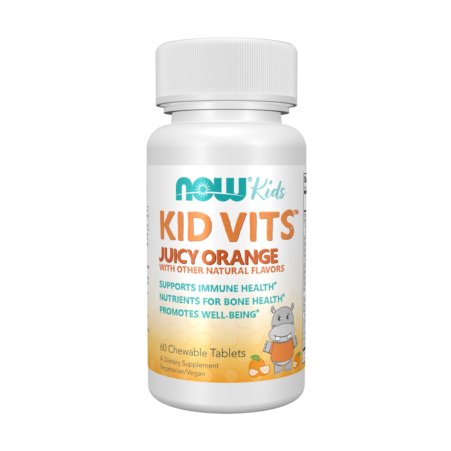 NOW Kids,  Kid Vits™ Juicy Orange Chewable Tablets