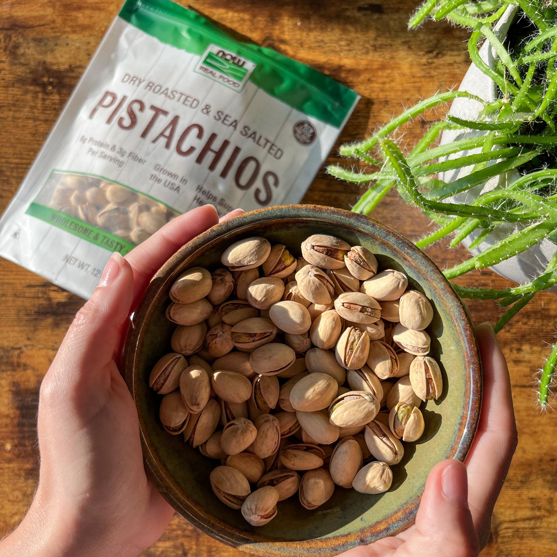 NOW Dry Roasted Pistachios 12 oz