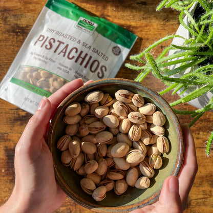 NOW Dry Roasted Pistachios 12 oz