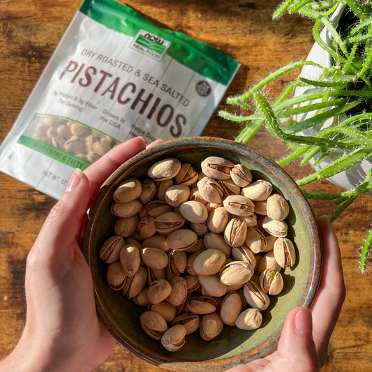 NOW Dry Roasted Pistachios 12 oz