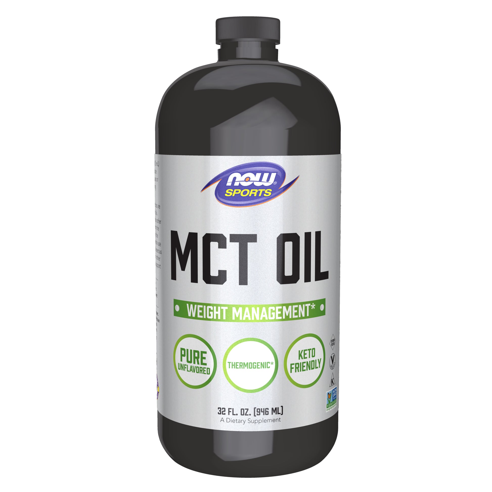 MCT Oil Liquid in Plastic Bottle - 32 fl. oz.