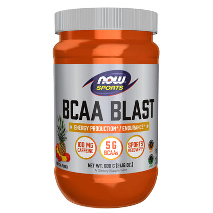 BCAA Blast Powder, Tropical Punch Flavor - 600 Grams