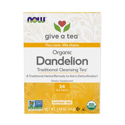 Dandelion Tea, Organic - 24 Tea Bags
