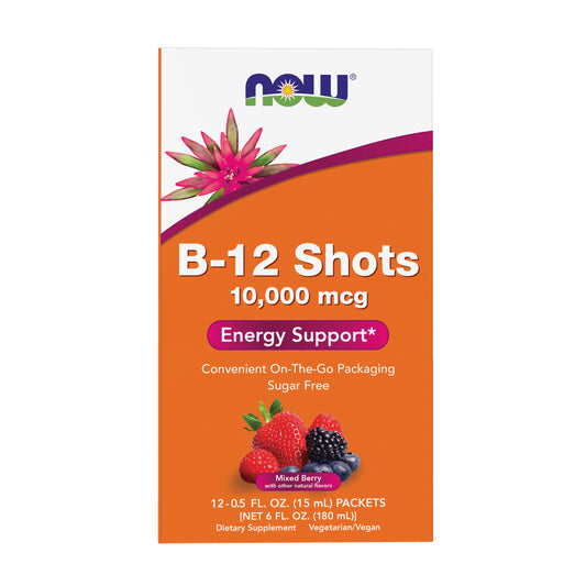 B-12 10,000 mcg - 12: 15 mL (0.5 fl. oz.) Shots