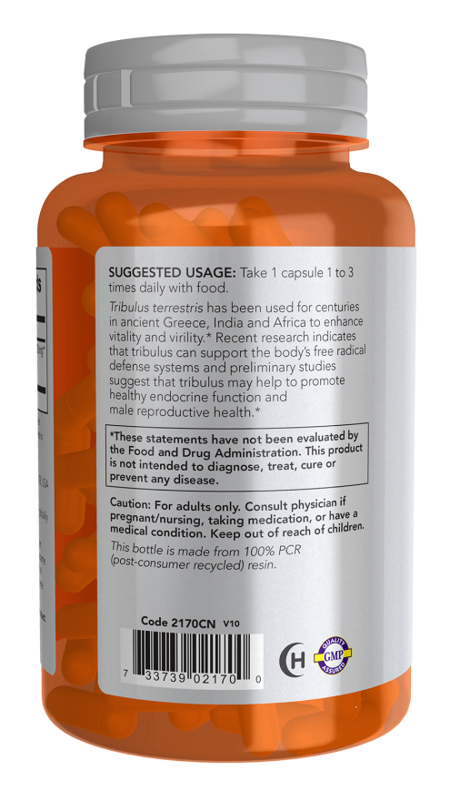 NOW Sports Tribulus men’s health dietary supplement