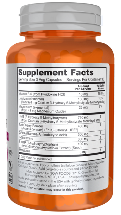 NOW Sports R&R Rest and Repair supplement for post-workout recovery support