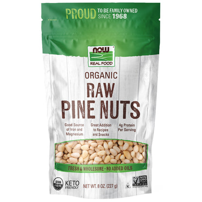 Pine Nuts, Raw Organic - 8 oz.