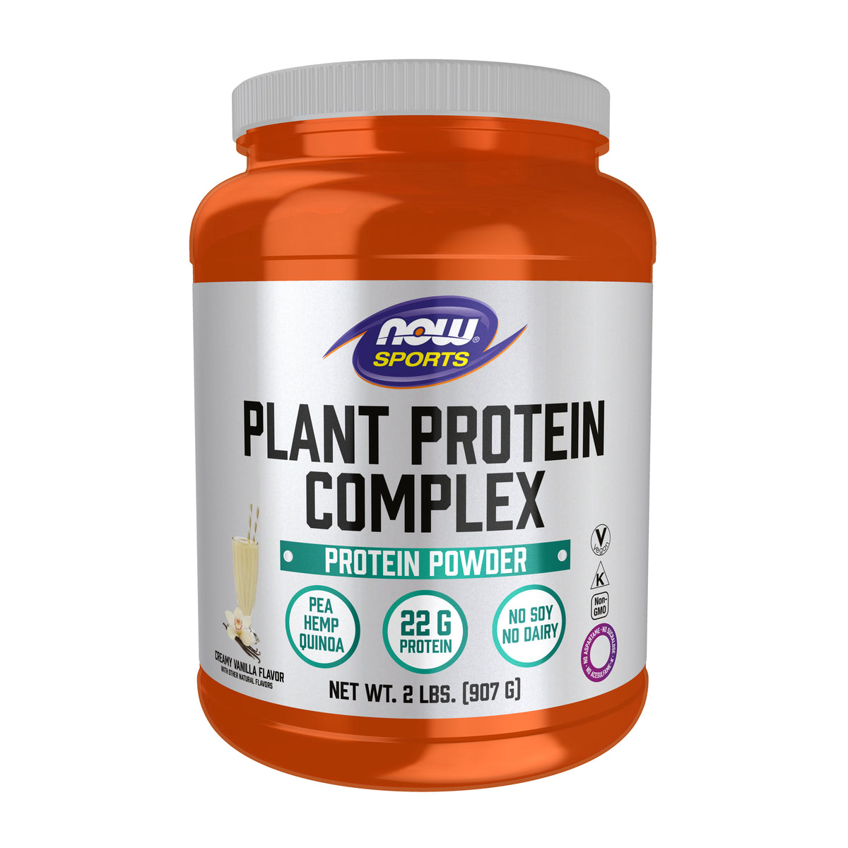 Plant Protein Complex, Creamy Vanilla Powder - 2 lbs.