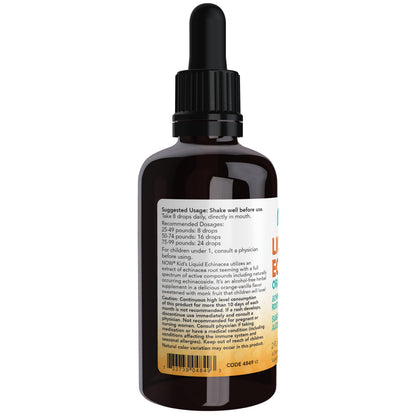NOW Kids Liquid Echinacea with Echinacea angustifolia root extract