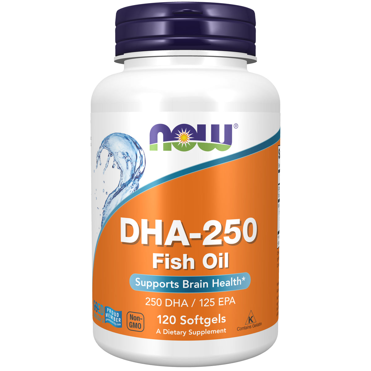DHA-250 Fish Oil - 120 Softgels