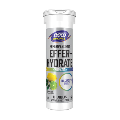 Effer-Hydrate Effervescent Lemon Lime - 10 Tablets/Tube