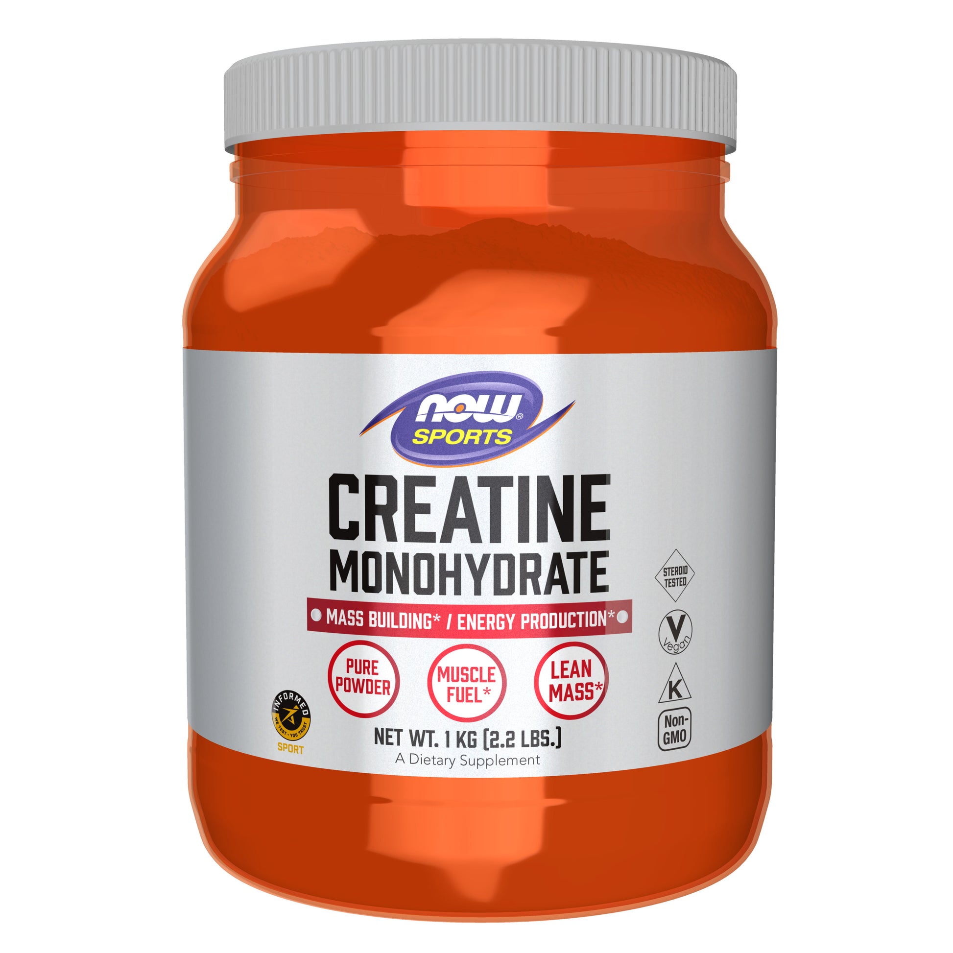 Creatine Monohydrate Powder - 2.2 lbs.