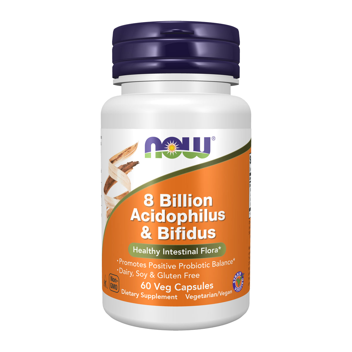 8 Billion Acidophilus & Bifidus - 60 Veg Capsules