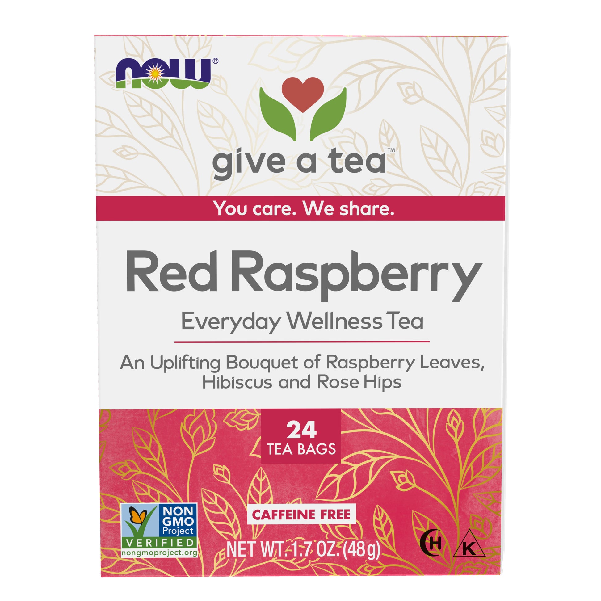 Red Raspberry Tea - 24 Tea Bags