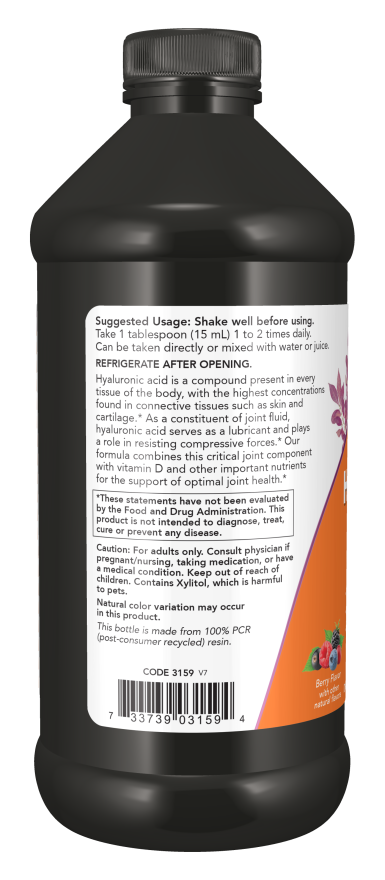 NOW hyaluronic acid 100 mg