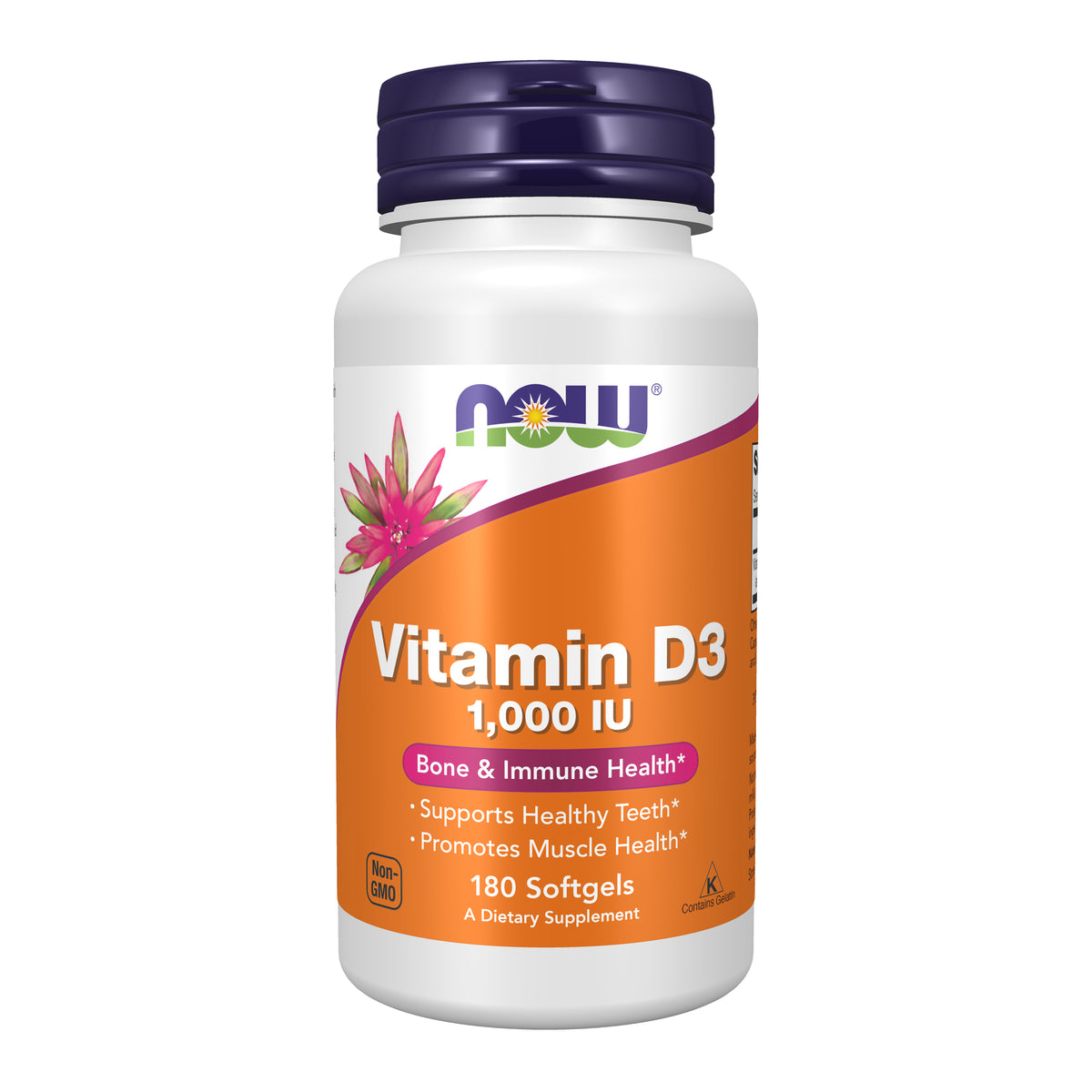 Vitamin D-3 1000 IU - 180 Softgels